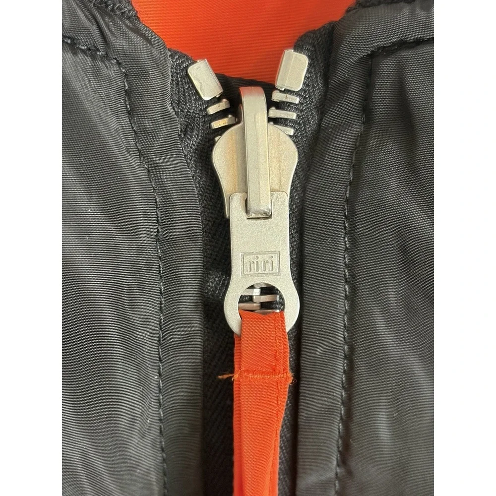 Stampd Men's Black/Orange Graphic Reversible Bomber Jacket $525